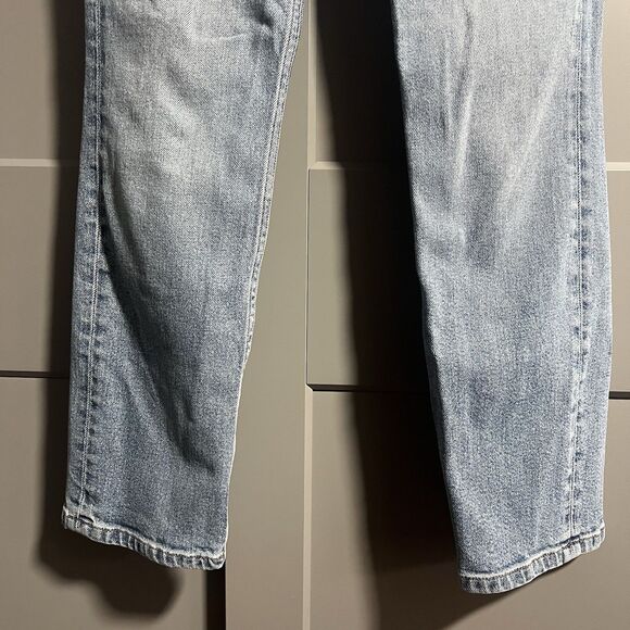 AYR Women The Yes Yes Yes High Rise Straight Skinny Leg Denim Jeans Blue 25 - Picture 3 of 9